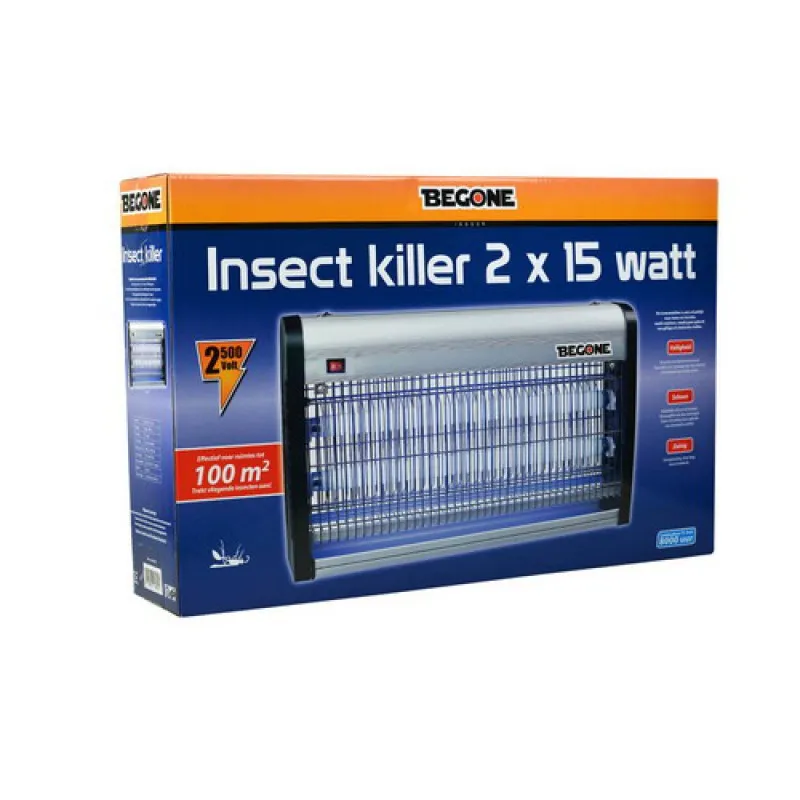BEGONE  INSECT KILLER  VLIEGENLAMP TL 2X15W  100 M²