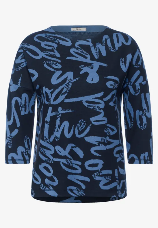 CECIL Shirt met wording