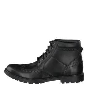 Clarks schoenen Curington Rise Blk Smooth Lea