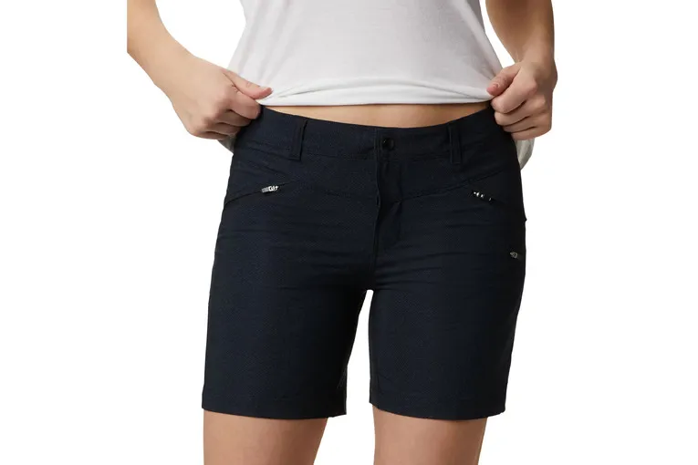 Columbia Peak to Point short zwart denim print dames