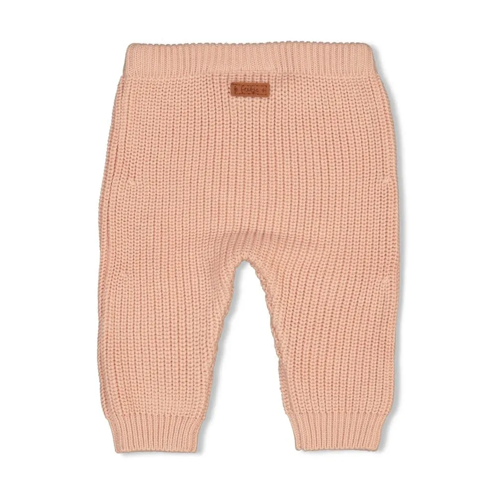 FEETJE  BROEK GEBREID ROZE  THE MAGIC IS IN YOU