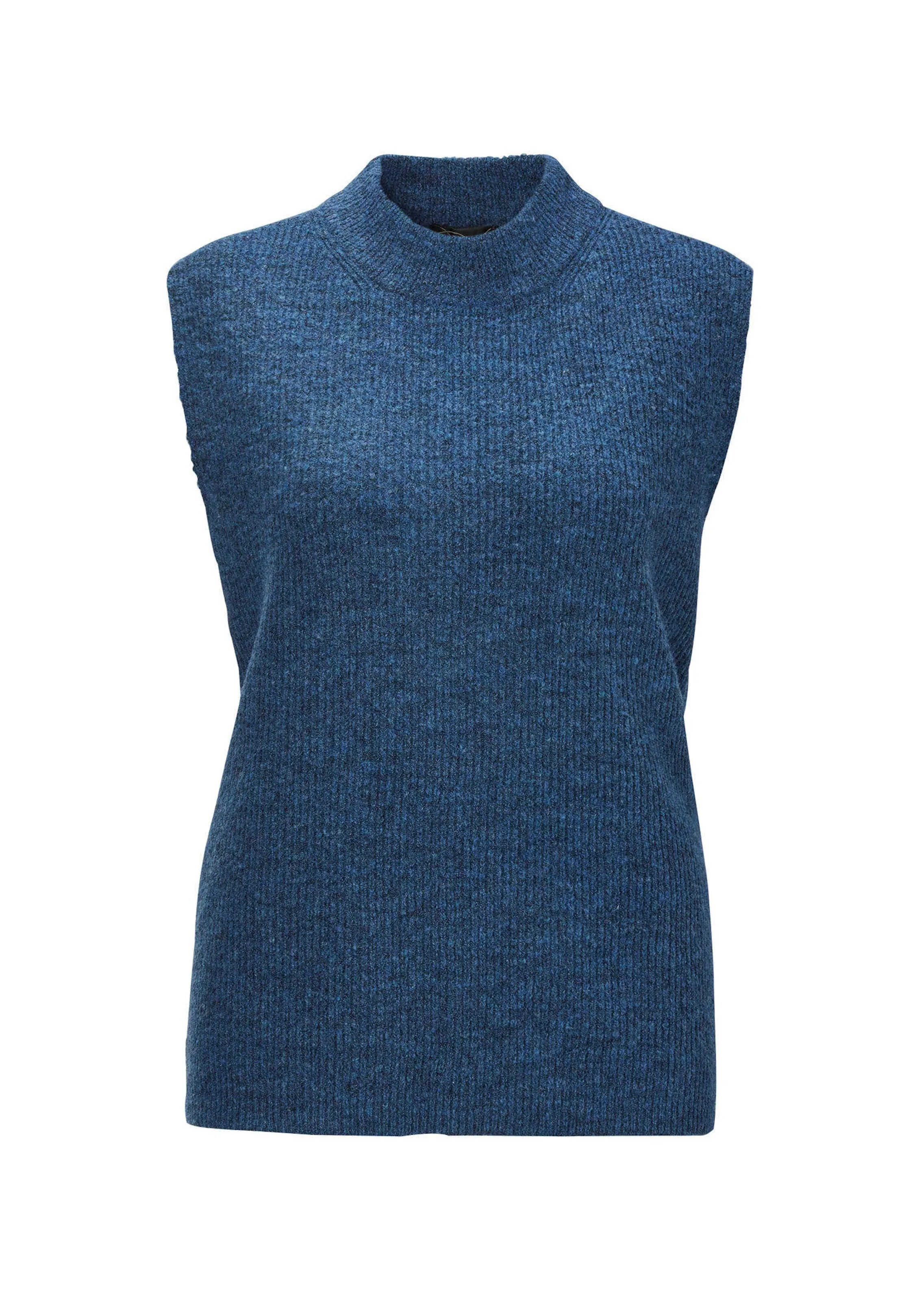 Goldner Ribpullover met opstaande kraag