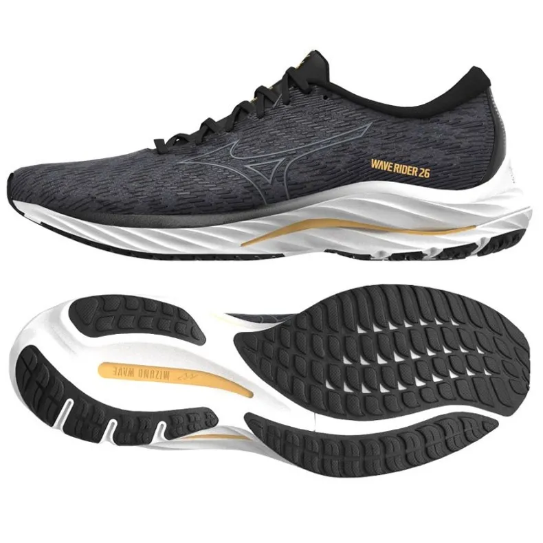 Hardloopschoenen Mizuno Wave Rider 26 M J1GC220302 zwart