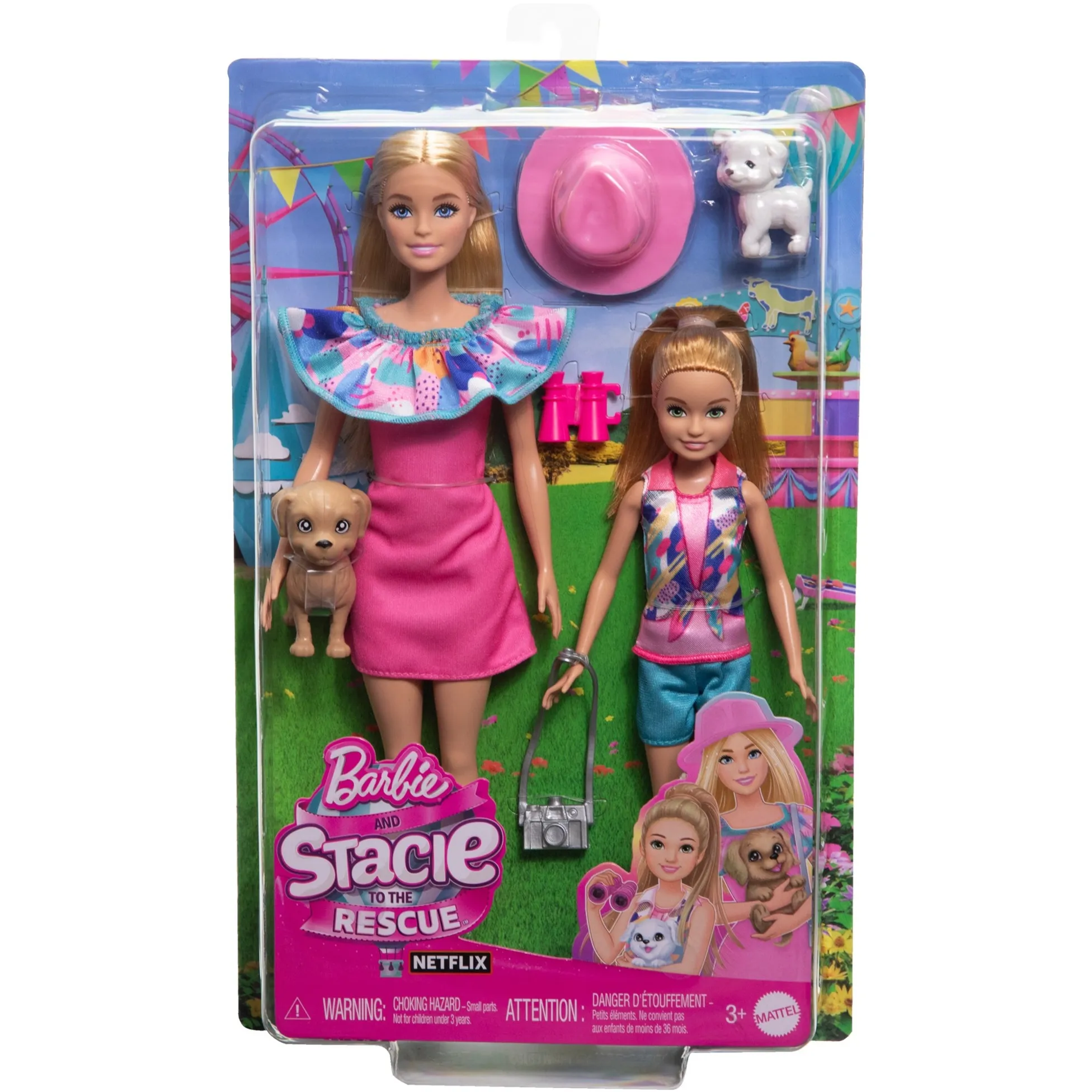 MATTEL BARBIE AND STACIE TO THE RESCUE  SISTERS POP