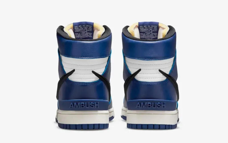 Nike Dunk High x Ambush Sneakers Donkerblauw