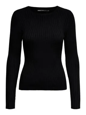 Only ONLNATALIA L/S RIB PULLOVER KNT NOO