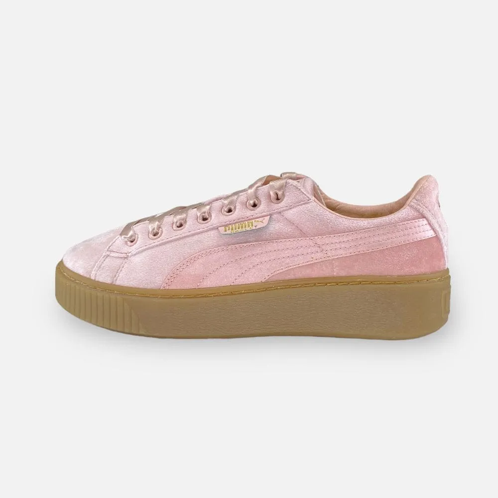 PUMA BASKET PLATFORM VELOUR SUEDE 