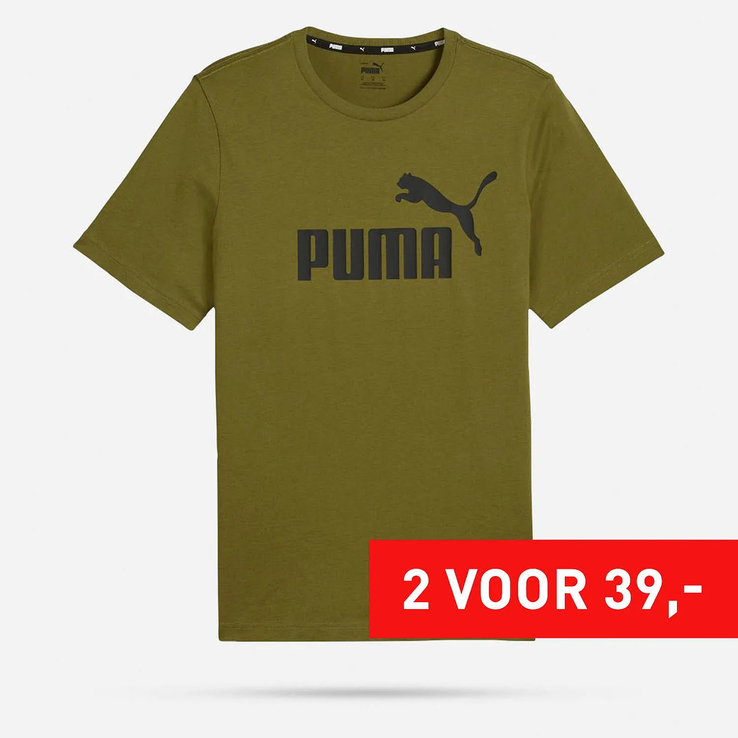PUMA ESSENTIALS LOGO TSHIRT HEREN