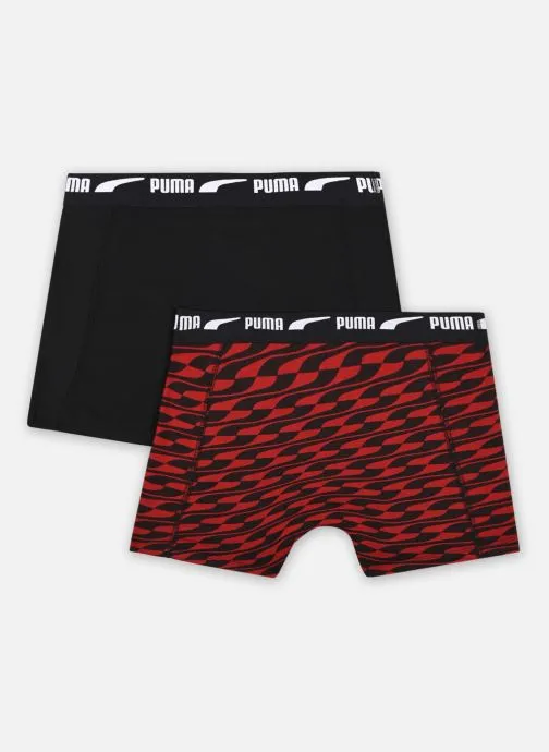      PUMA SOCKS PUMA MEN FORMSTRIP BOXER 2P RED COMBO  ZWART   