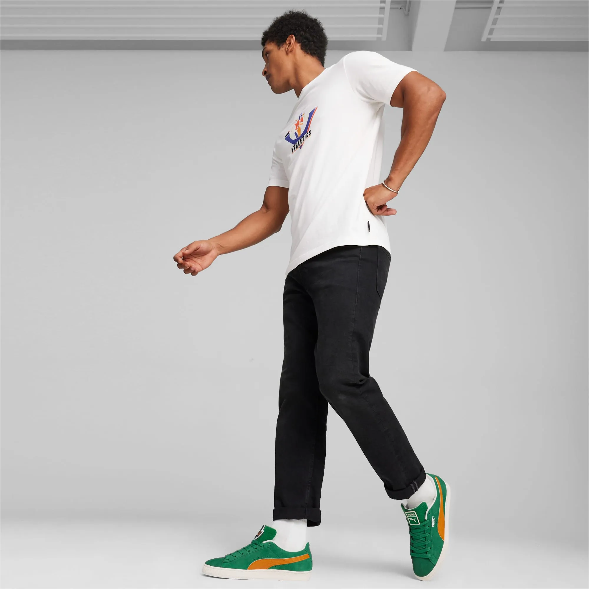PUMA SUEDE PATCH GROEN (39538801)