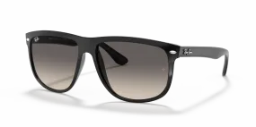Ray-Ban RB4147 Boyfriend S (56 - 15)  with Grijs lenses and Zwart frame