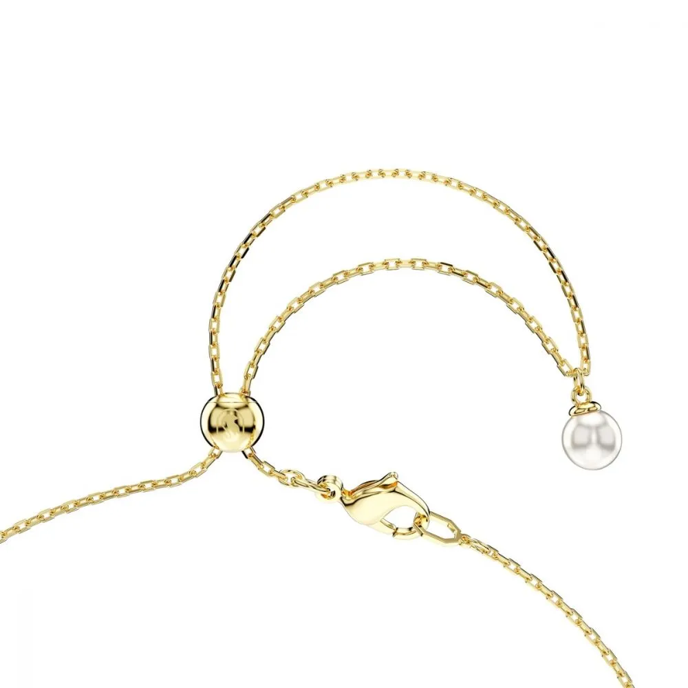 SWAROVSKI IDYLLIA GOLDCOLOURED NECKLACE