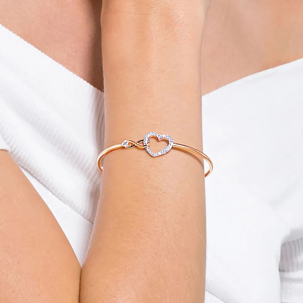 SWAROVSKI INFINITY BANGLE (LENGTH: 14.0018.50 CM)