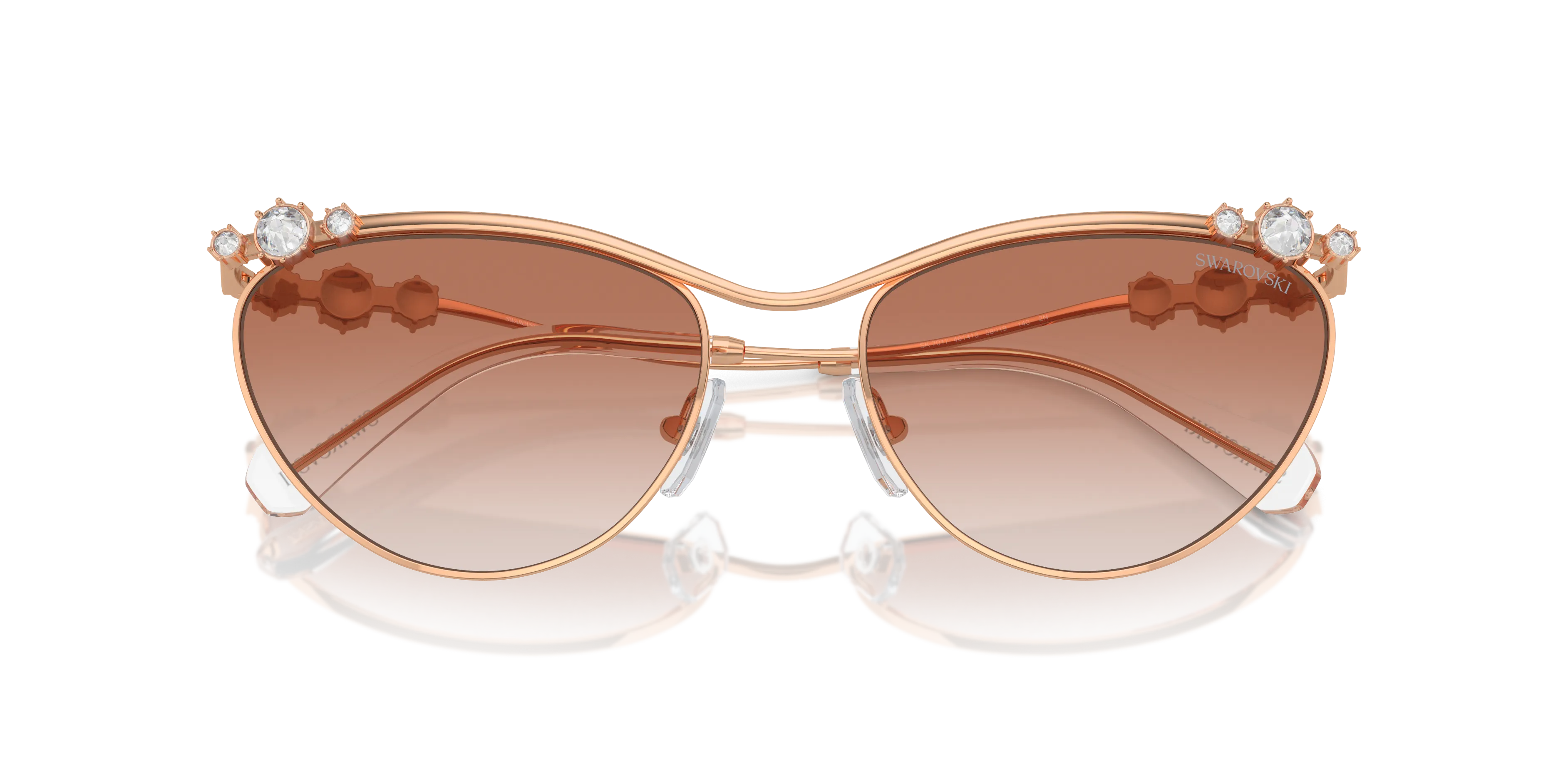 SWAROVSKI SK7017 L (58  19)  WITH ROZE LENSES AND ROZE FRAME