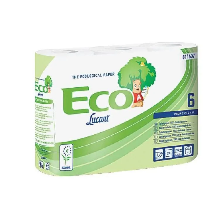 TOILETPAPIER WIT GERECYCLEERD 200 VELLEN  PER 96